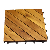 New Deck Wooden Outdoor Tiles | Pack of 10 Tiles| Free Shipment| 30 x 30 cm